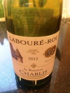 Le Beaunois Chablis 2012